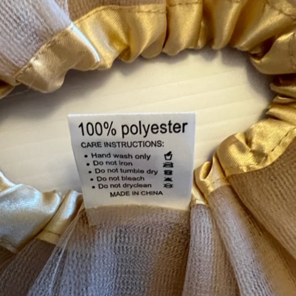 Two 12 month tutu's in gold and brown. - Picture 7 of 9